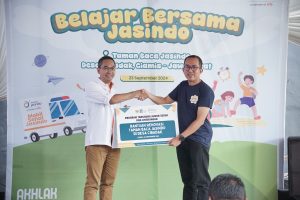 renovasi taman baca cerdas jasindo telah mencapai titk peresmian